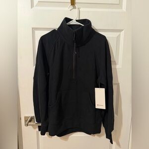 New Scuba Oversized
Funnel Neck Half Zip